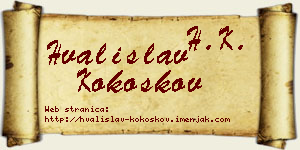 Hvalislav Kokoškov vizit kartica